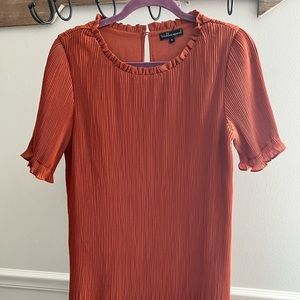 Rust/orange Midi dress